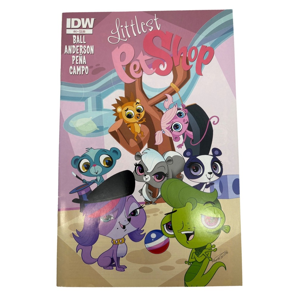 Rare Littlest Pet Shop Comic Book Issue 4‎ IDW August 2014 Collectible